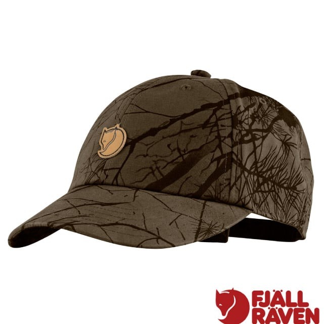 【Fjallraven 小狐狸】 防曬透氣棒球帽 .鴨舌帽.遮陽帽.休閒運動帽子/77407-636 深橄欖迷彩✿30E010